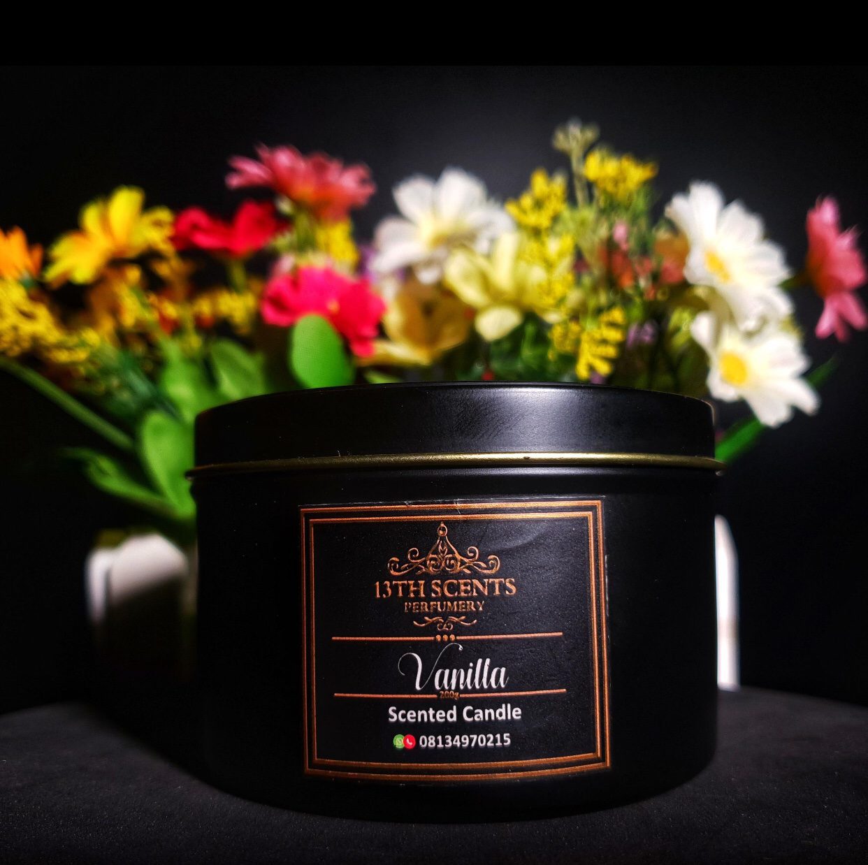 Vanilla Scented Candle - Image 2
