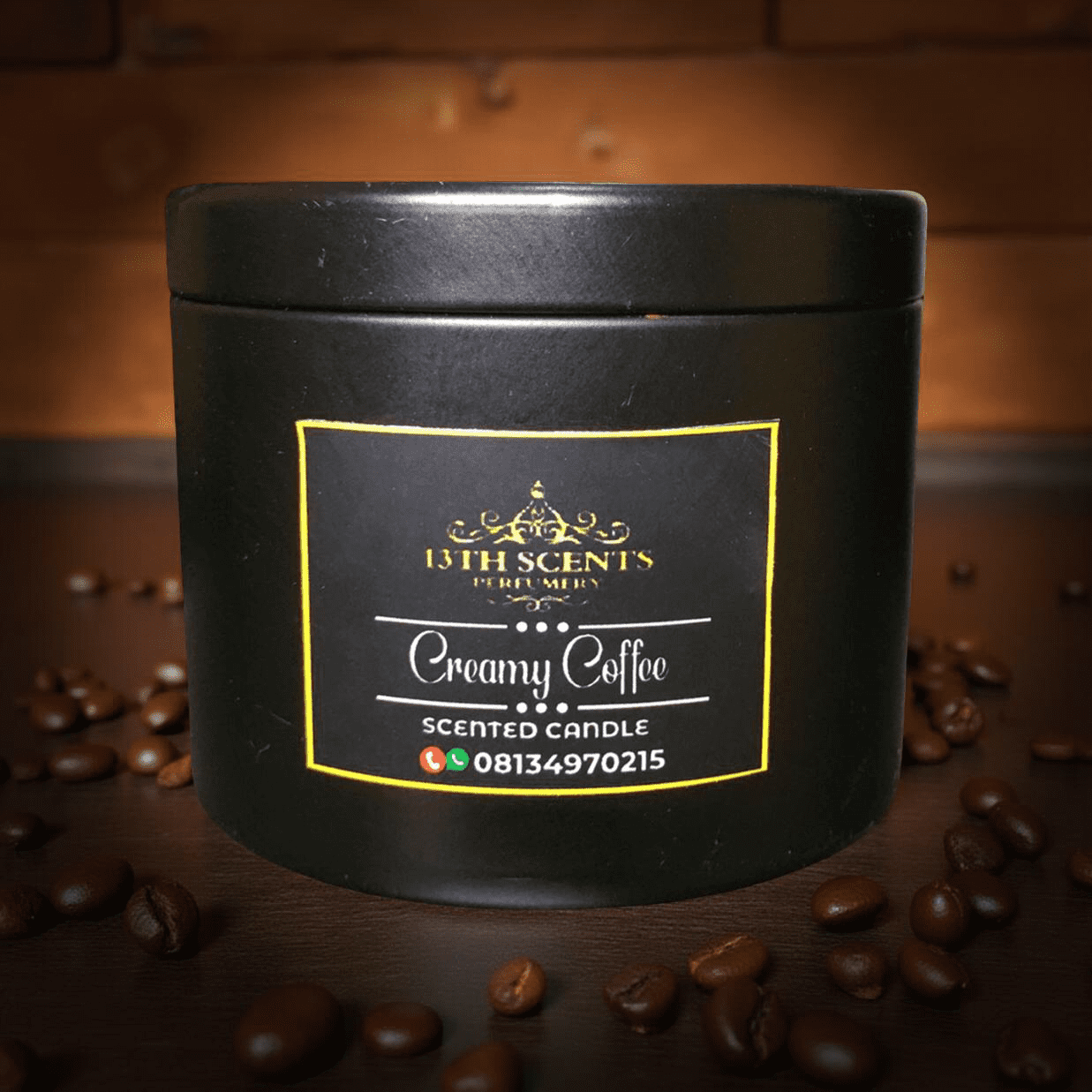 Creamy Coffee Scented Candle - Image 2