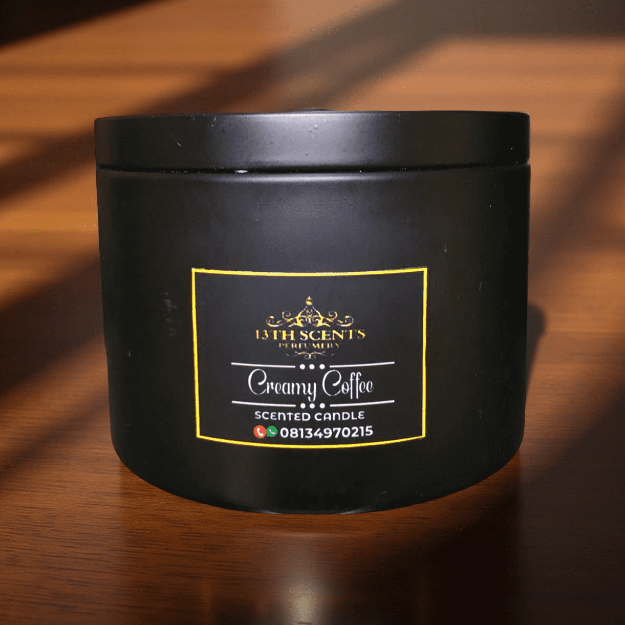 Creamy Coffee Scented Candle - Image 3