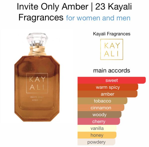 Kayali invite only amber