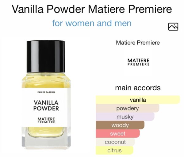 Vanilla powder