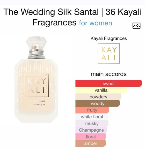 The wedding silk Santal