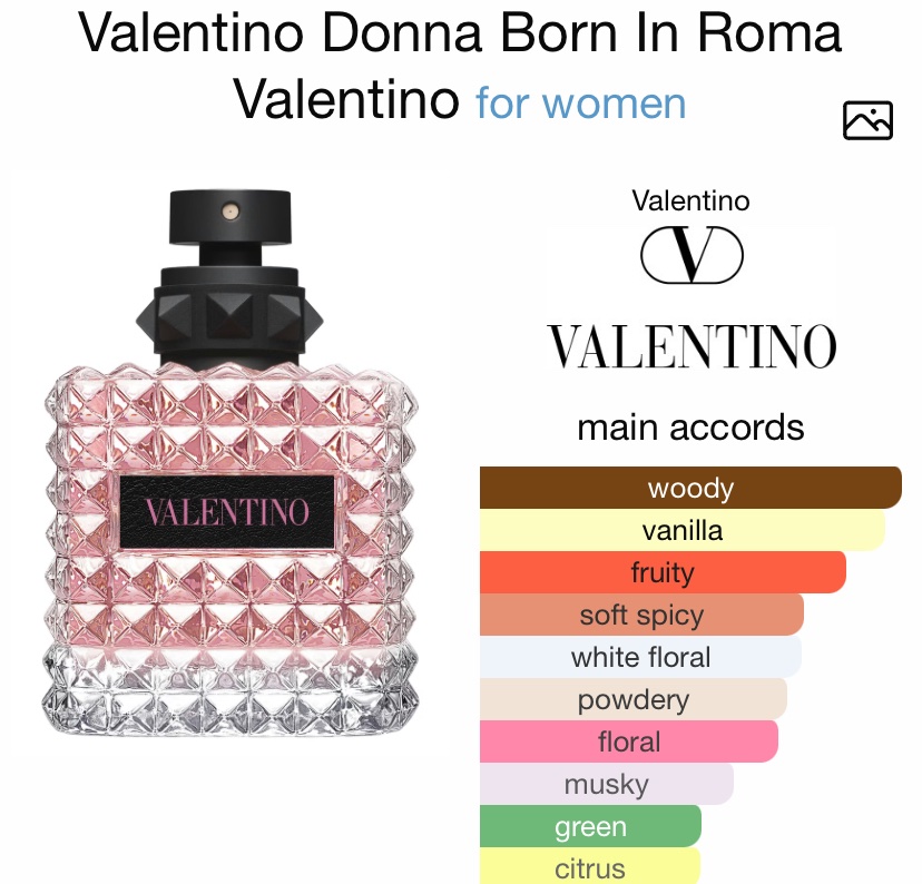Valentino born in Roma donna