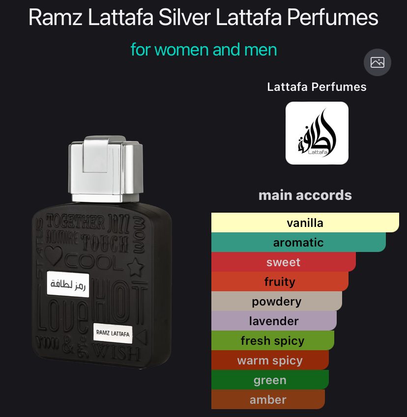 Ramz Lattafa (sliver) EDP 100ml - Image 2