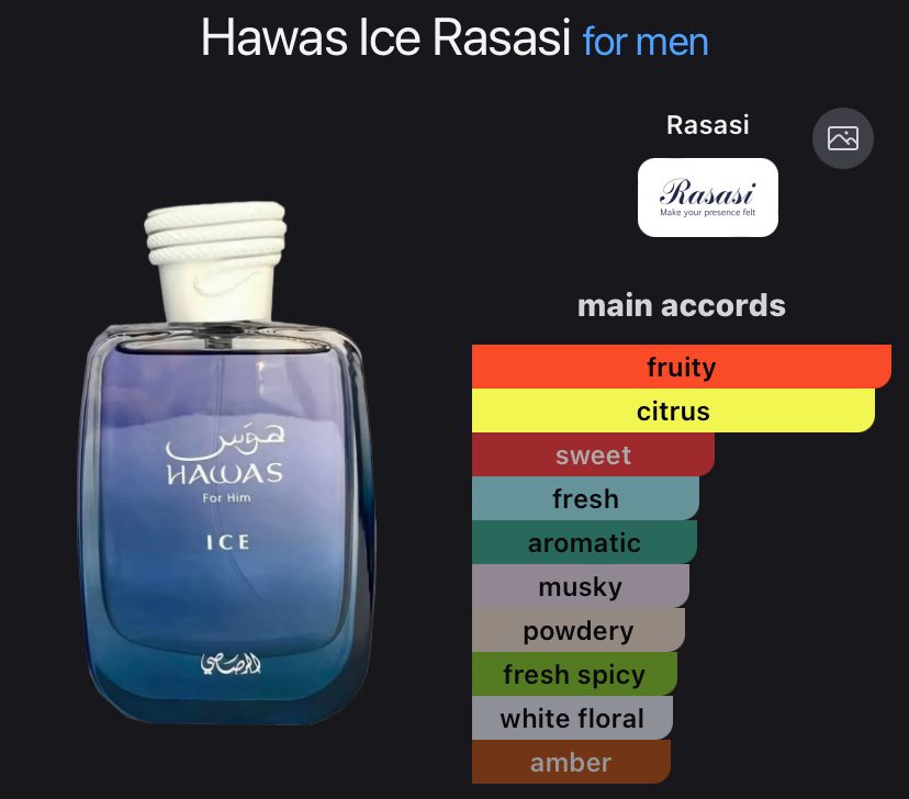 Hawas ice EDP 100ml - Image 2