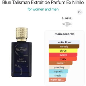 Blue talisman extrait ex nihilo