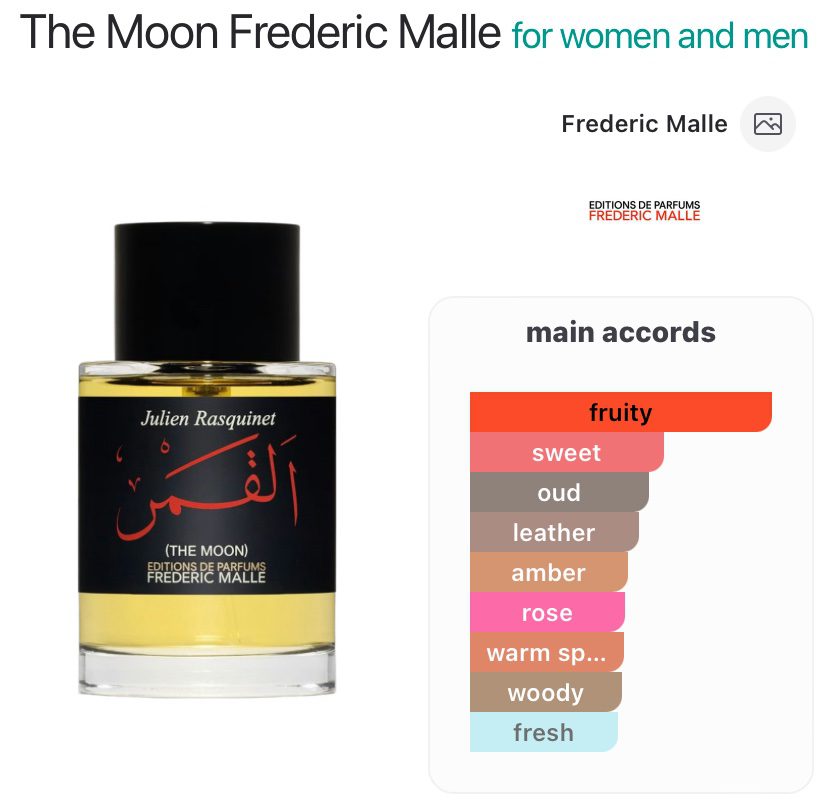 Frederick malle the moon