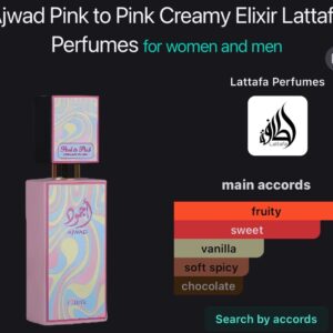 Ajwad pink to pink creamy elixir EDP 60ml