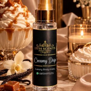 Creamy drip body mist