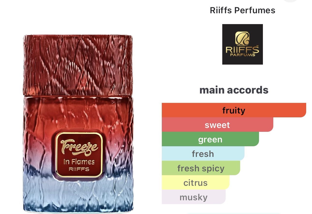 Riff Freeze in flames EDP 100ml - Image 2